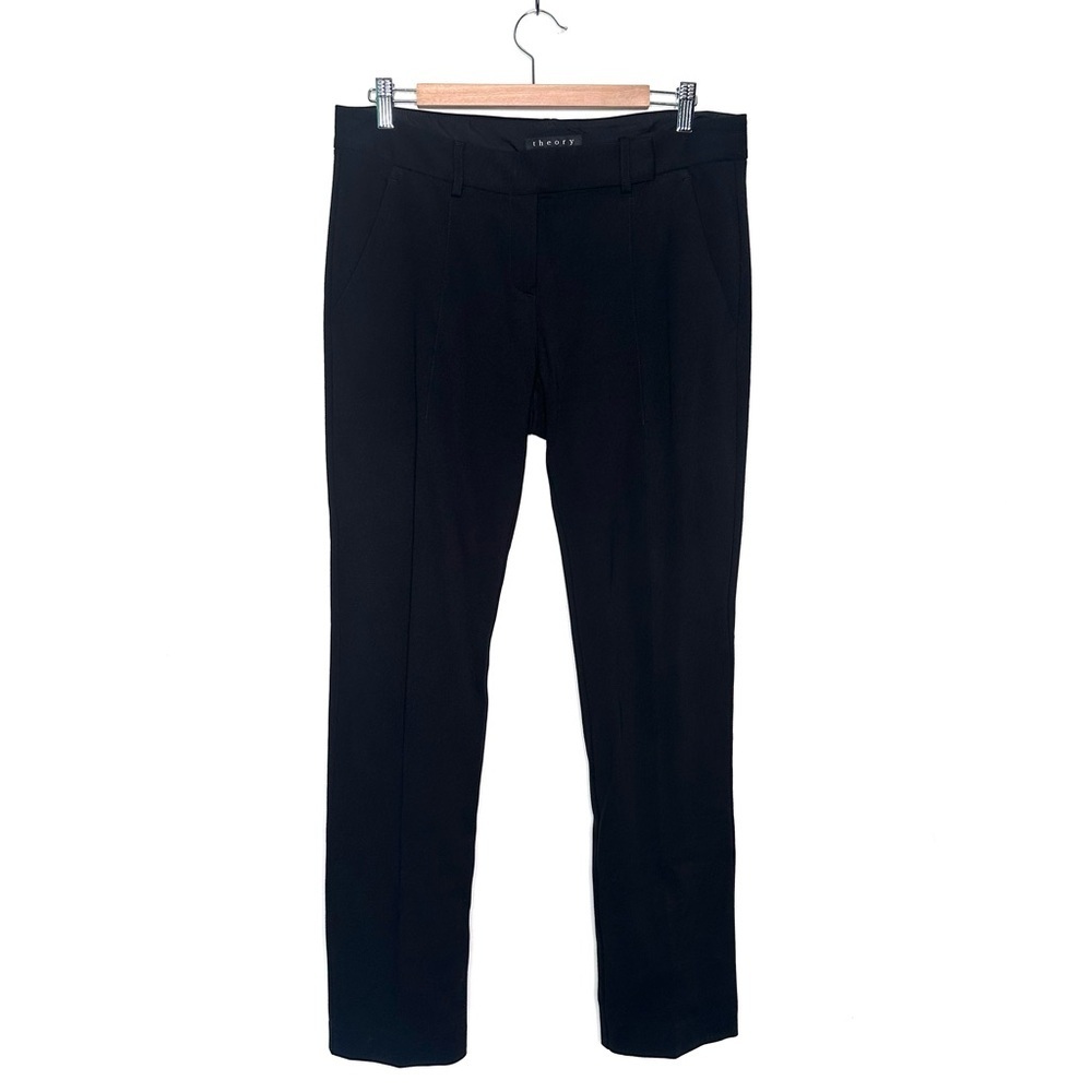 Theory Black Viscose Blend Dress Pants Size 10